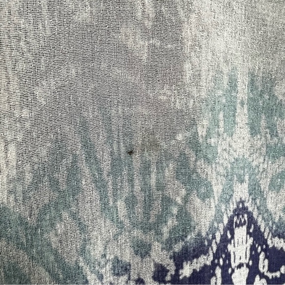 CAbi - Purple & White Sheer Blouse with Neck Ties - Sz. Med - Picture 7 of 7